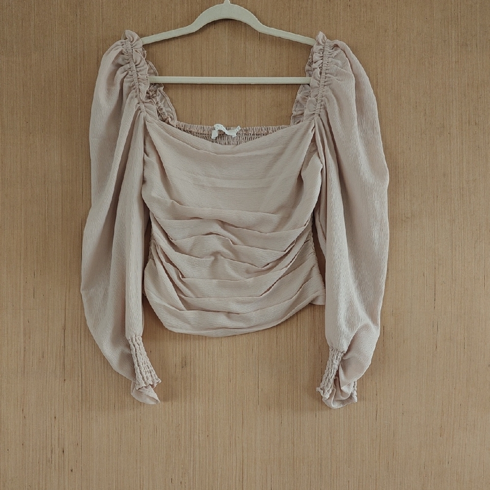 Astr Top With Puff Sleeves
